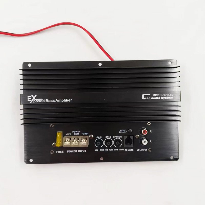 Car Amplifier Board 12V Car Audio Power Amplifier Board Lossless Subwoofer Bass Module High Power Car Audio Mono Channel