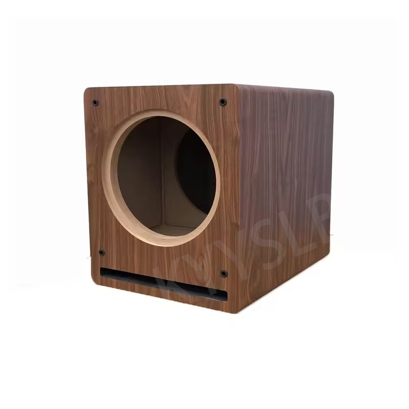KYYSLB 10-12 Inch Subwoofer Wooden Speaker Box Empty Case Audio Car Subwoofer Wood Body DIY Enclosure Amplifier Speakers Shell