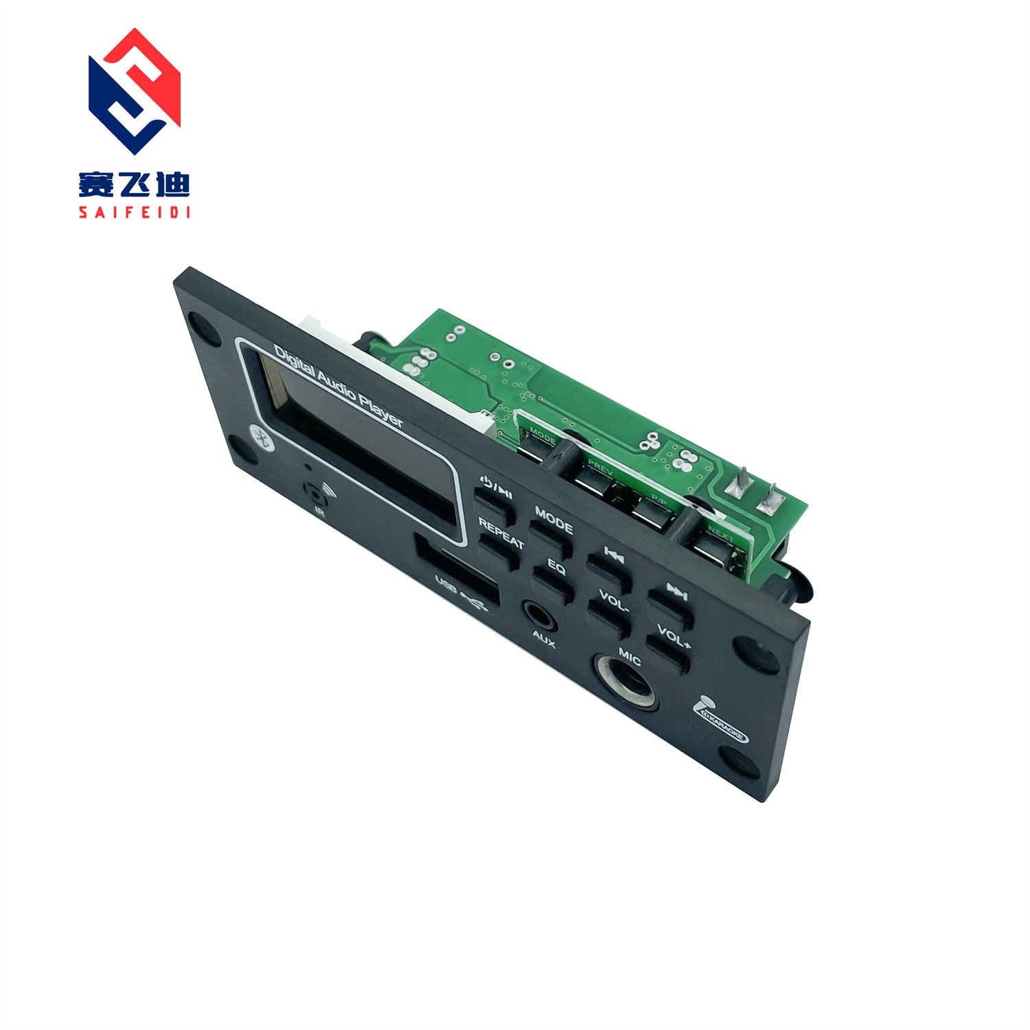 New product BlueTooth TF USB FM MIC AUX MP3 Player 5V 12V Decoding Module Decoder Board for sound speak motherboard