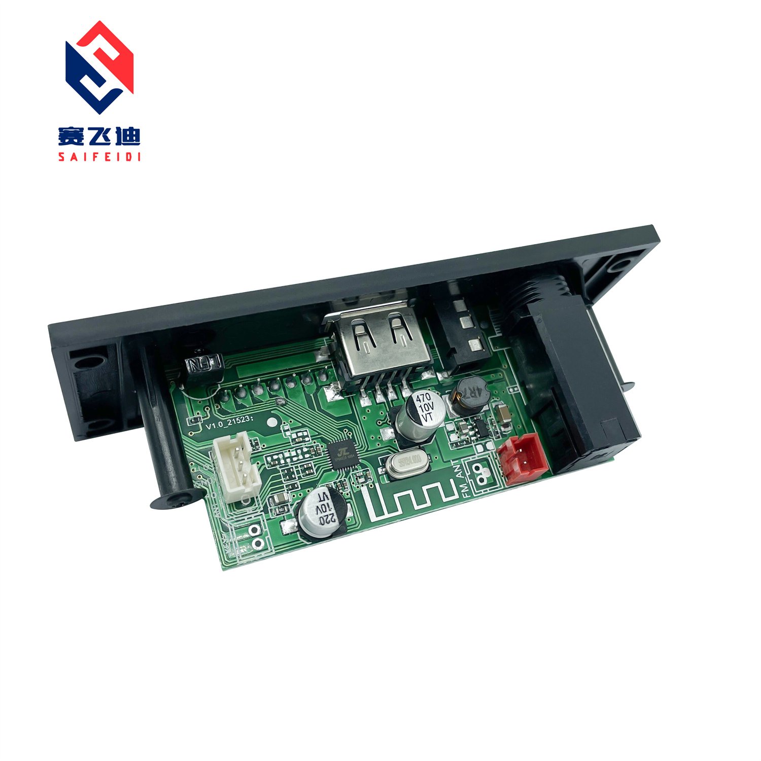 New product BlueTooth TF USB FM MIC AUX MP3 Player 5V 12V Decoding Module Decoder Board for sound speak motherboard