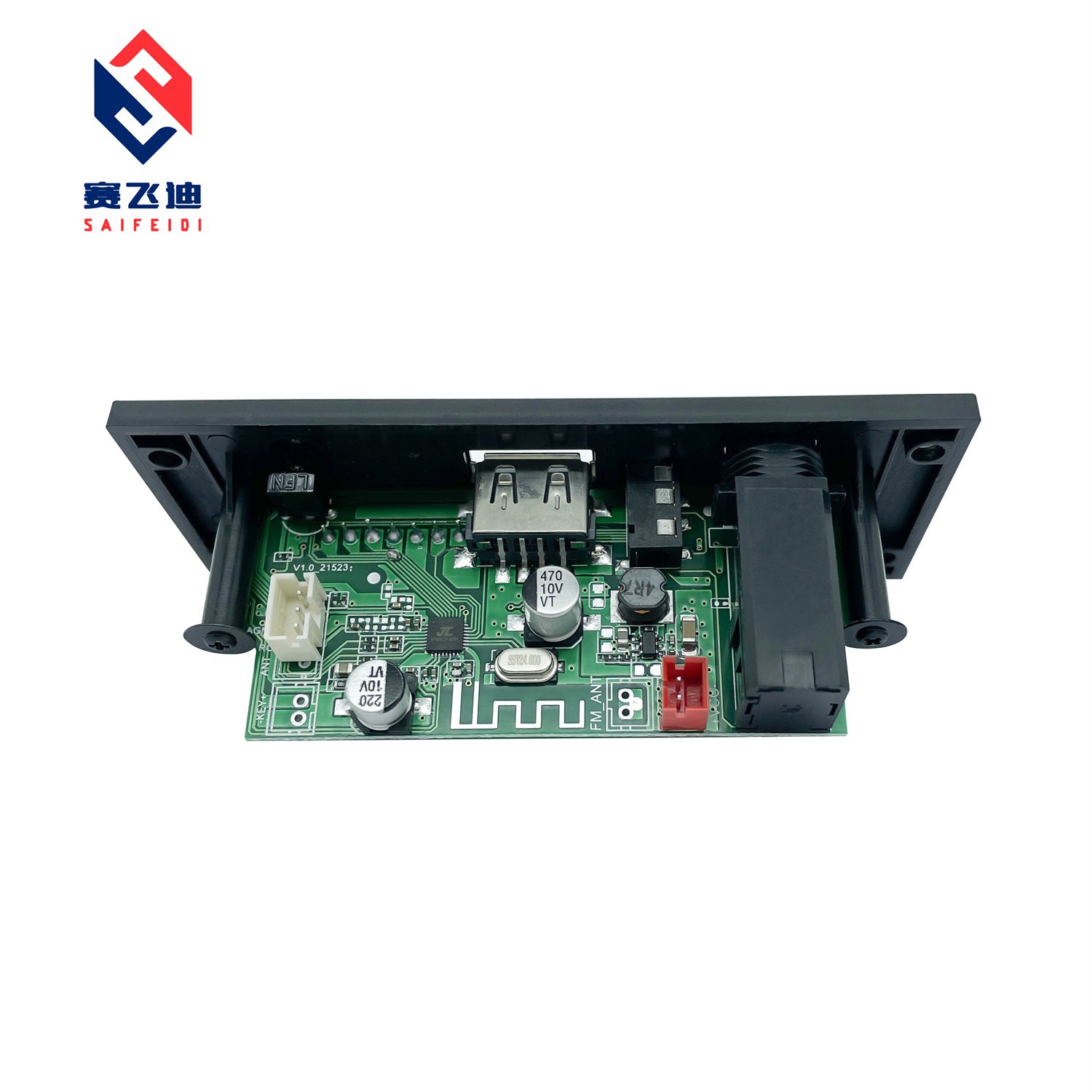 New product BlueTooth TF USB FM MIC AUX MP3 Player 5V 12V Decoding Module Decoder Board for sound speak motherboard