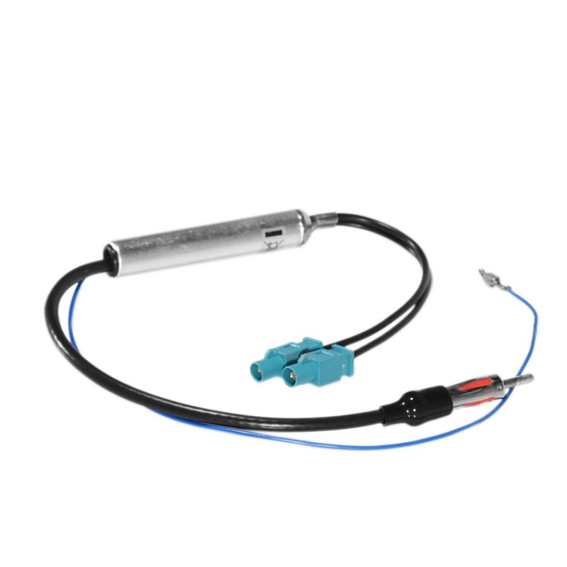 Car Radio Adaptor Antenna Audio Cable Male Dual Fakra Din Aerial Antenna Adaptor Car Accessories for Audi/VW Adapter