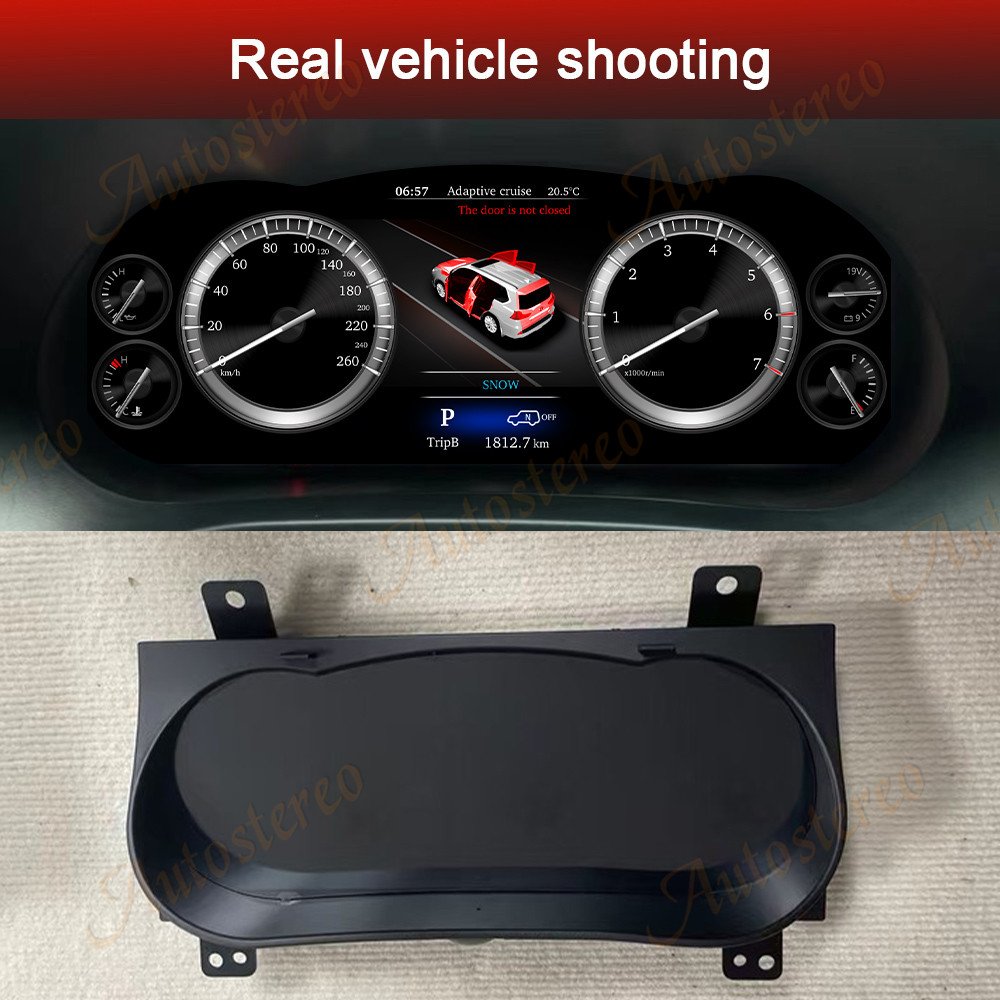 2025 Update for Toyota Hilux Fortuner 2016-2024 Virtual Cockpit Digital Cluster Car Odometer Screen Dashboard LCD Speed Meter