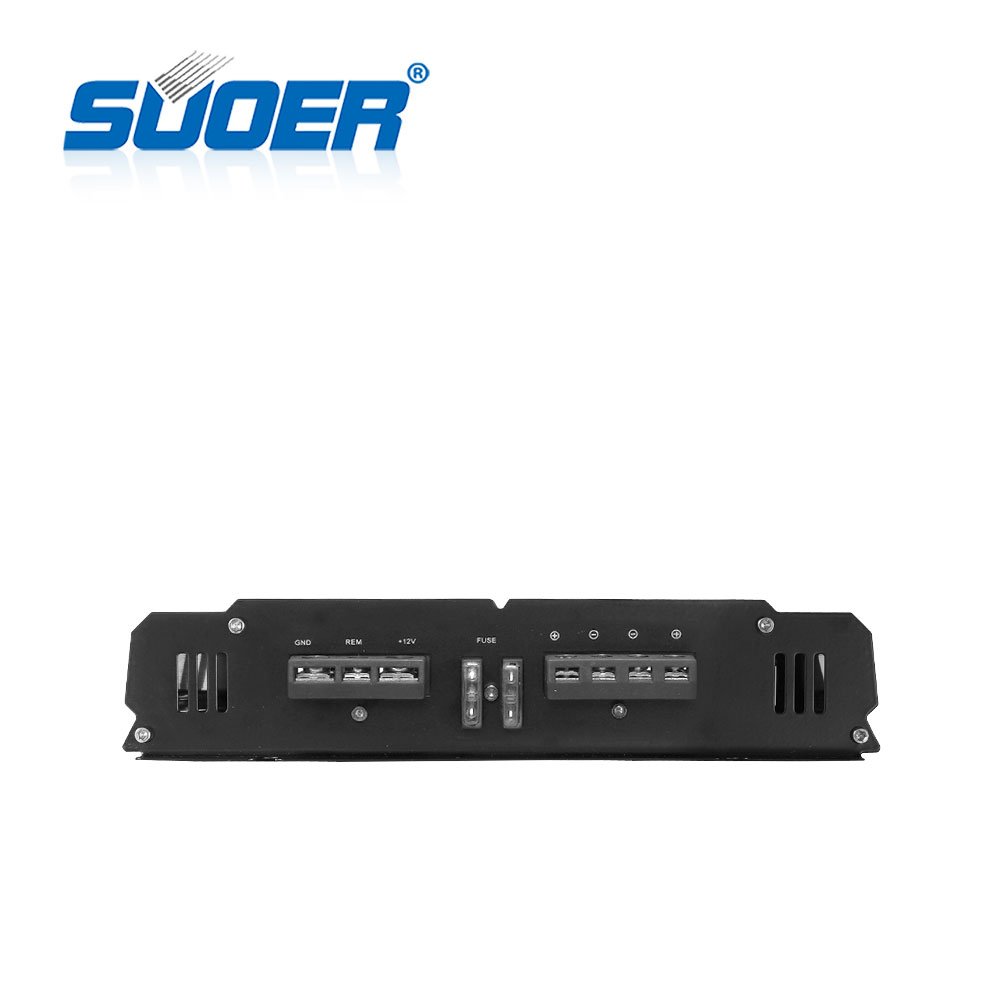 Suoer CA-1500D-B Monoblock 1*500 Watts Rms Power Car Audio Amplifier