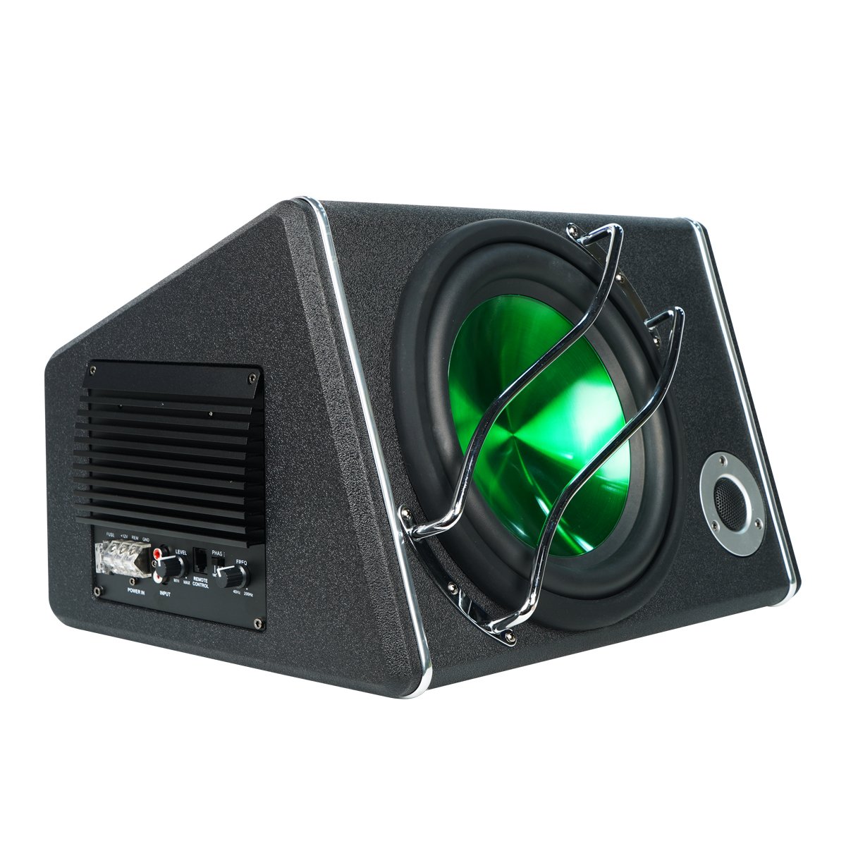 Bass Tube Box Woofer with Amplifier Speakers Direct Manufacturer New Style PRO 200w Audio Active 12V 10 Inch Car Subwoofer