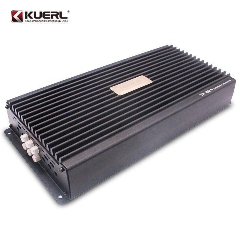 New Product 12V Car Music Amplifier 4 Channel Car Audio Amplifier Full Frequency Class AB Amplifier for Car