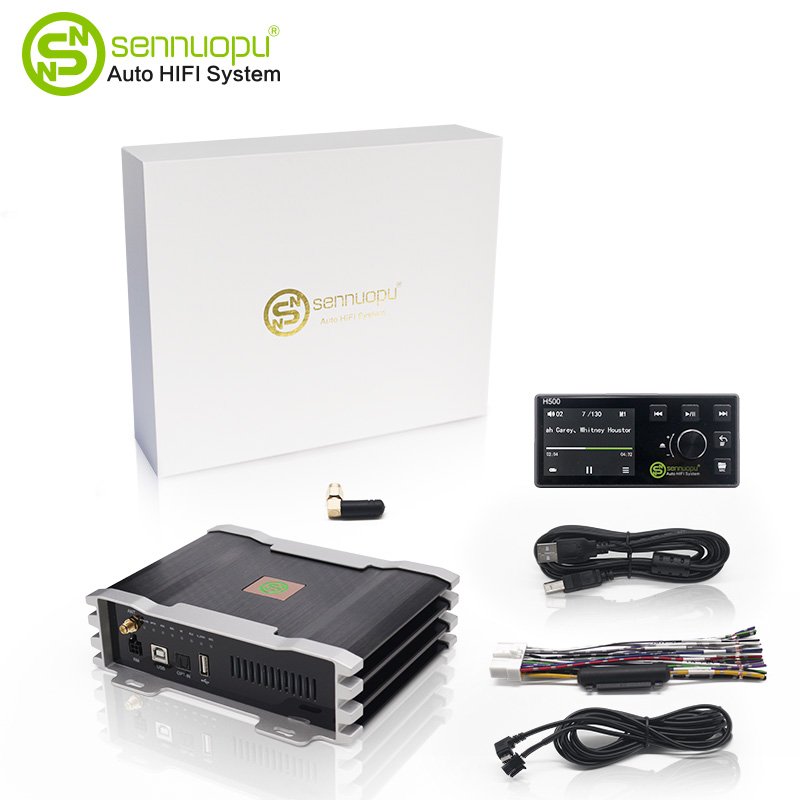 Sennuopu Amplificador Profesional Car Audio 4 Channel Amplifier Equalizer Amplifier 8 Channel RCA Audio Signal Output 91 - 100db