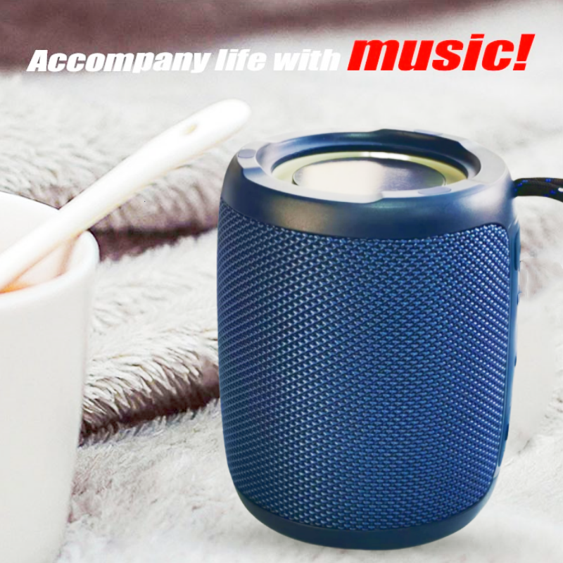 U&E New Products OEM Custom Fabric TG Bt Speaker Waterproof Woofer Mini Outdoor Blue Tooth Speaker BOOMBOX Portable Wireless