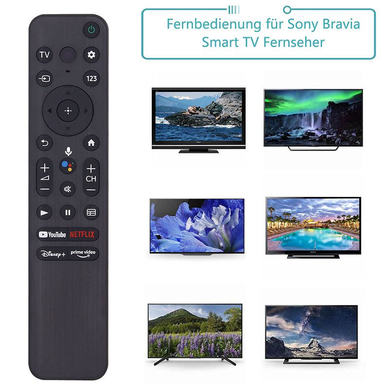 Smart Wireless for Sony Smart Home LCD 4k TV RMF-TX810U/800U Voice BT Remote Control Universal RMF-TX900U 910U