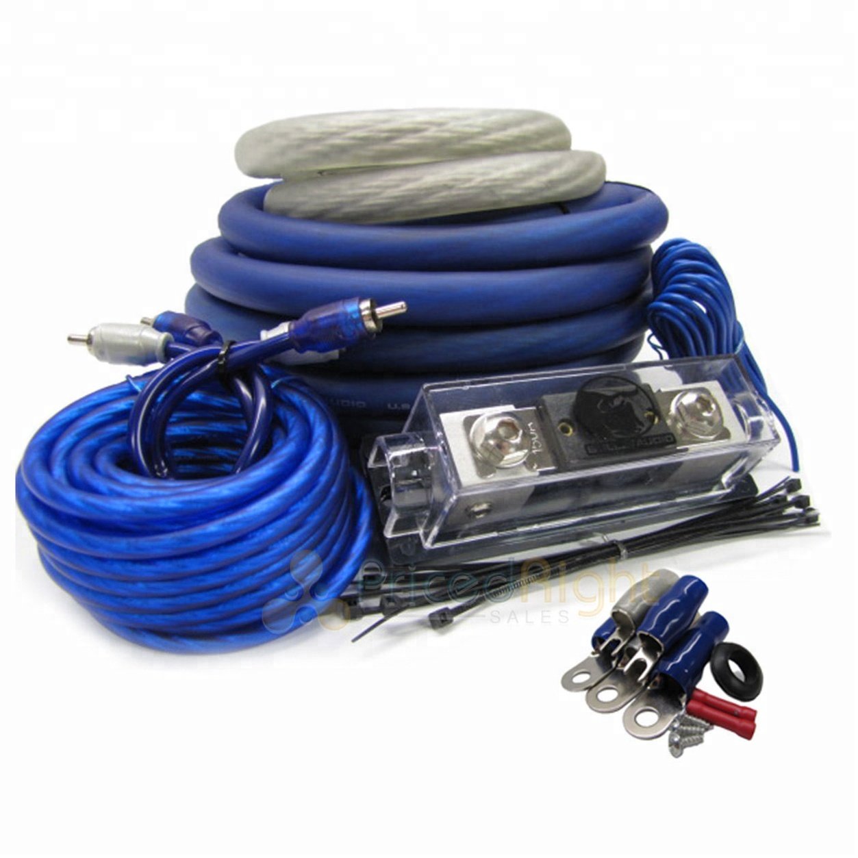 OEM Car Amplifier Wiring Kit 4GA RCA Power Speaker Cable Audio Amplifier Install Kit For Vehicle Sound System