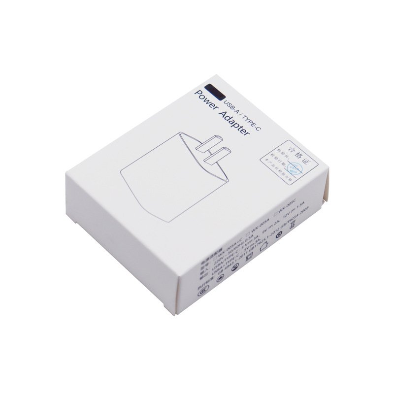Custom Eco-friendly Corrugated Cardboard Paper Packaging Box White Card Printing Electronic Product Box Audio Color Box