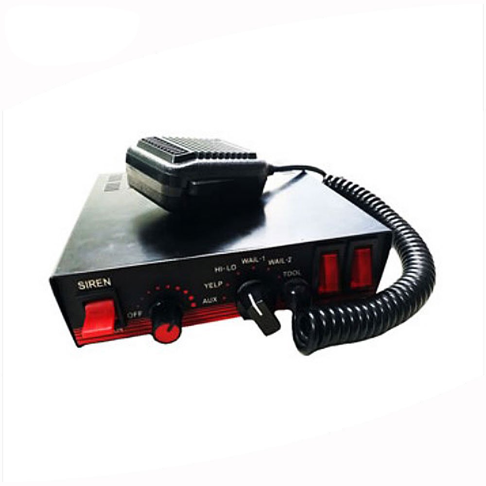 Fire Ambulance Truck Traffic Warning PA System Car Amplifier Siren