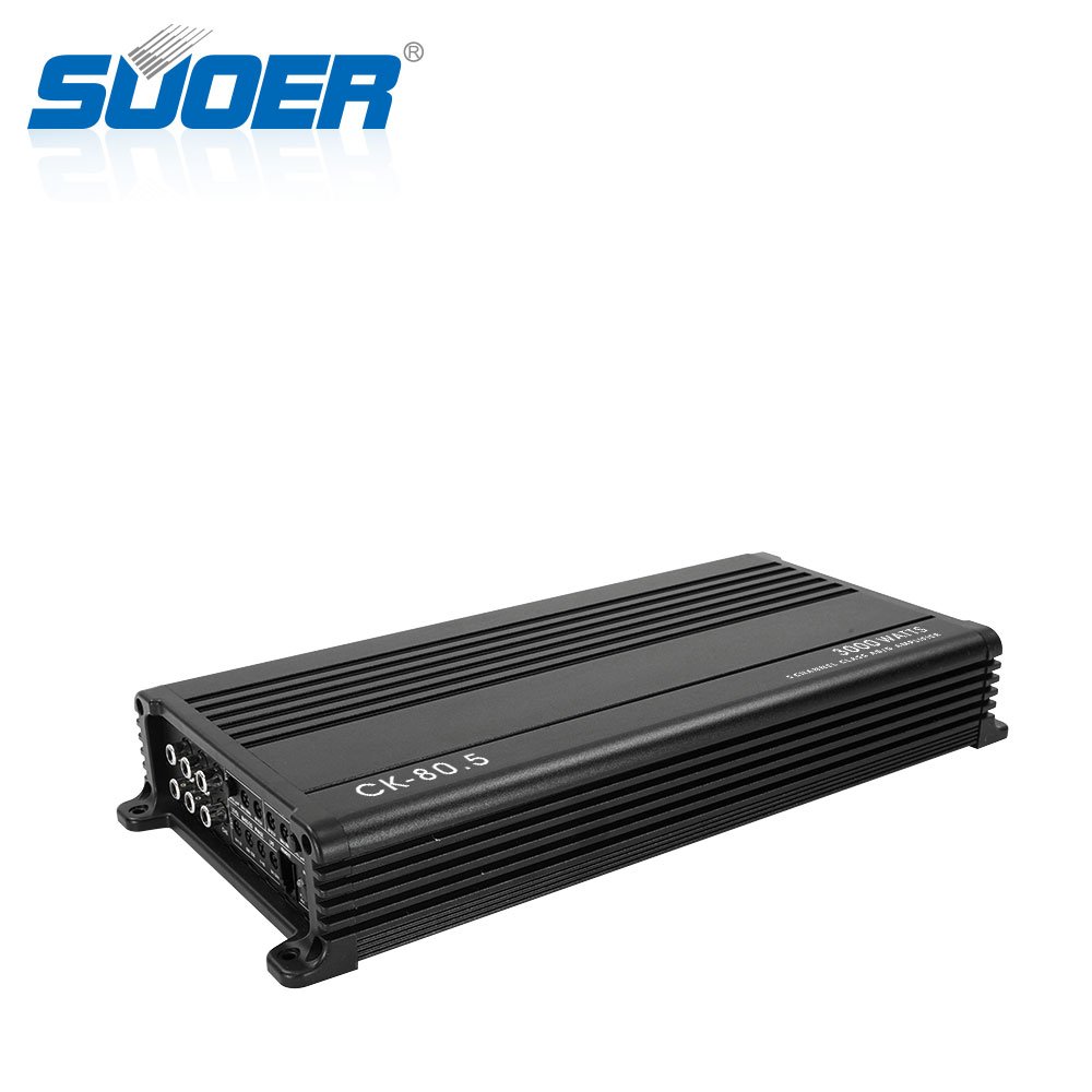 Suoer CK-80.5 Class AB Class D 5 Channels Rms 2*200w Car Power Amplifier