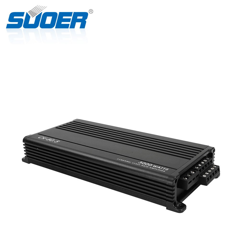 Suoer CK-80.5 Class AB Class D 5 Channels Rms 2*200w Car Power Amplifier