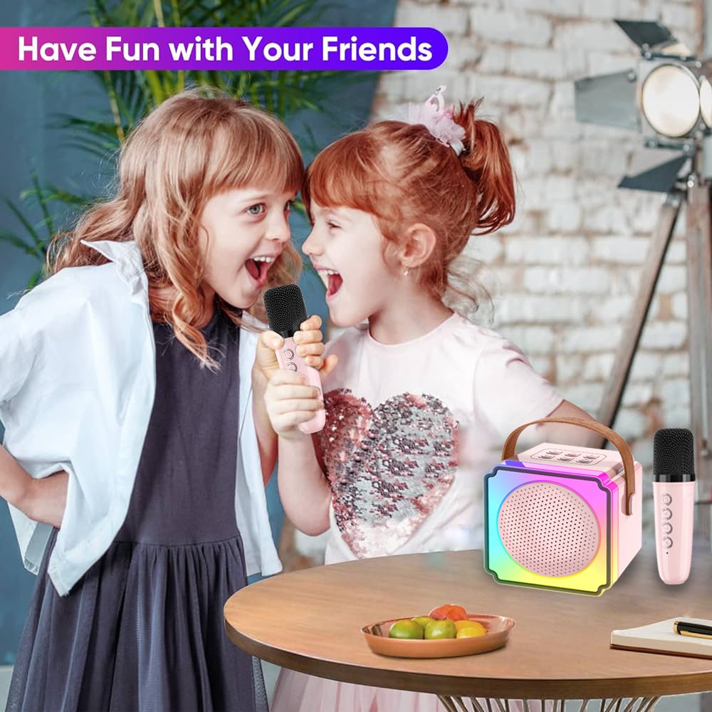 Wholesale Portable Bluetooth Horns Dj Speaker Set System Musical Toys For Kids Karaoke Stereo Audio Music Player Machine Mini