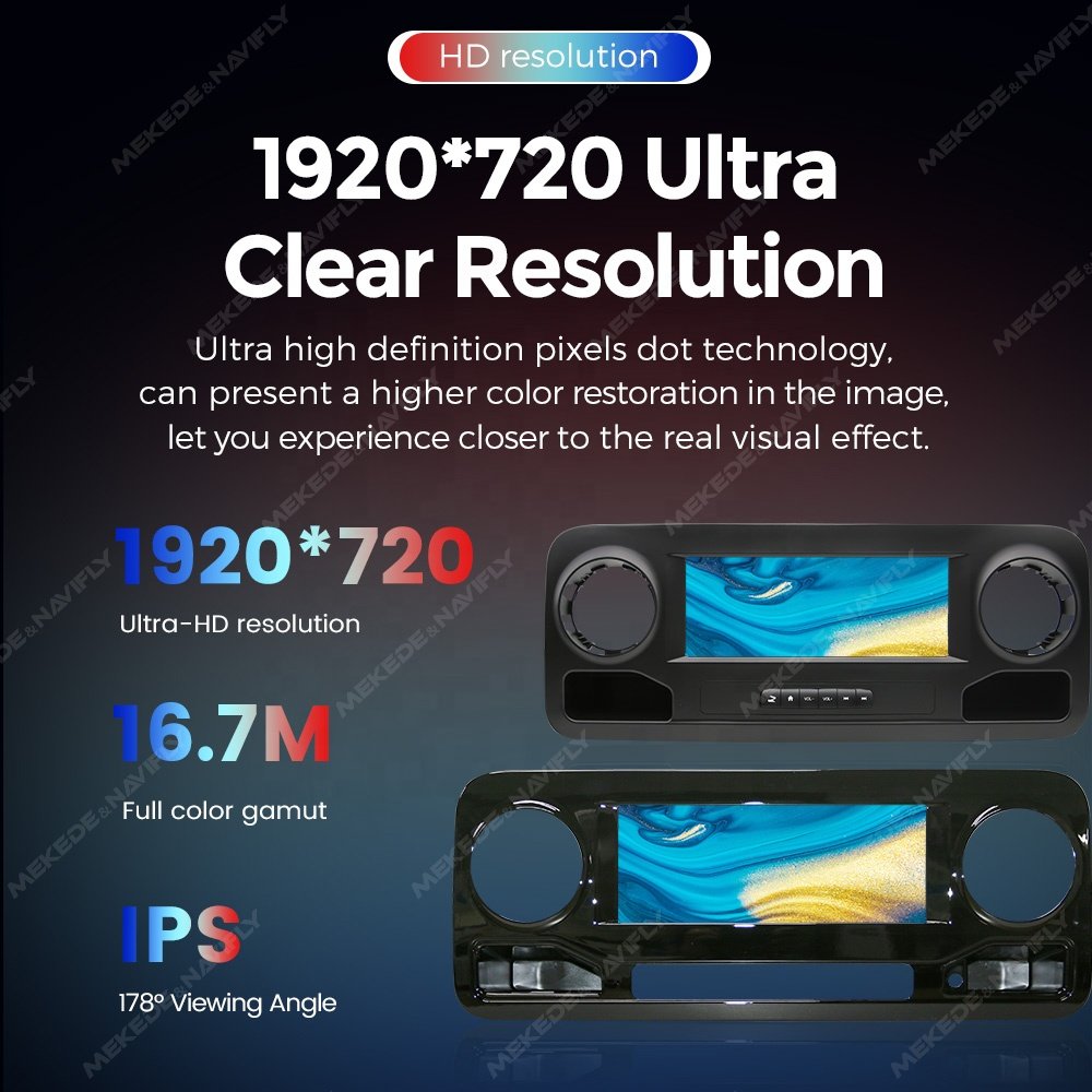 Mekede MNB 12.3inch Dual IPS Screen Android Car Radio Auto Electronics 4G WIFI GPS for Benz Sprinter 2018 2019 2010 2011 2024