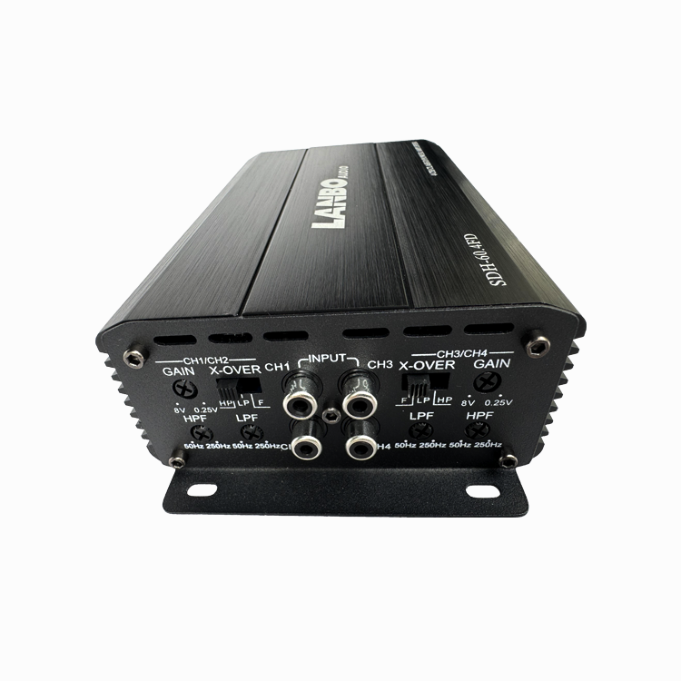 Customized LBC60.4FD HiFi Mini Audio Amplifier-Class D Digital 4 Channel 60W Car Amplifier