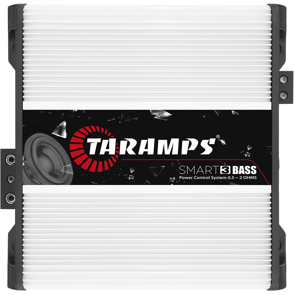 Taramps Smart 3 Bass Multi-Impedance 0.5~2 Ohms 3000 Watts RMS High Performance Class D Amplifier, Monoblock, Smart 3k, Power