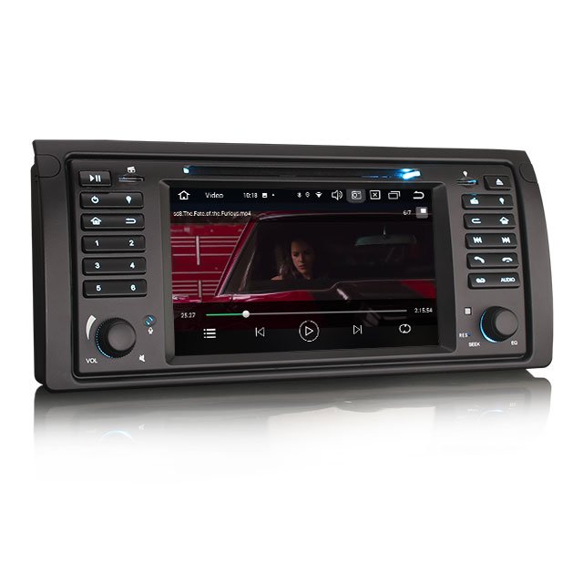 Erisin ES8553B 7inch 8-Core Android 13.0 Car Radio Dvd Player for BMW X5 E53 Wireless CarPlay Autoradio Car Stereo GPS BT5.1
