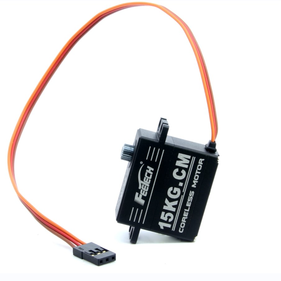 Unisex 15KG Micro Steel Gear Digital Servo 180 Degree Coreless GPS Receiver RC Glider Aircraft Heli Motors Gyros Rotor Boys Cars