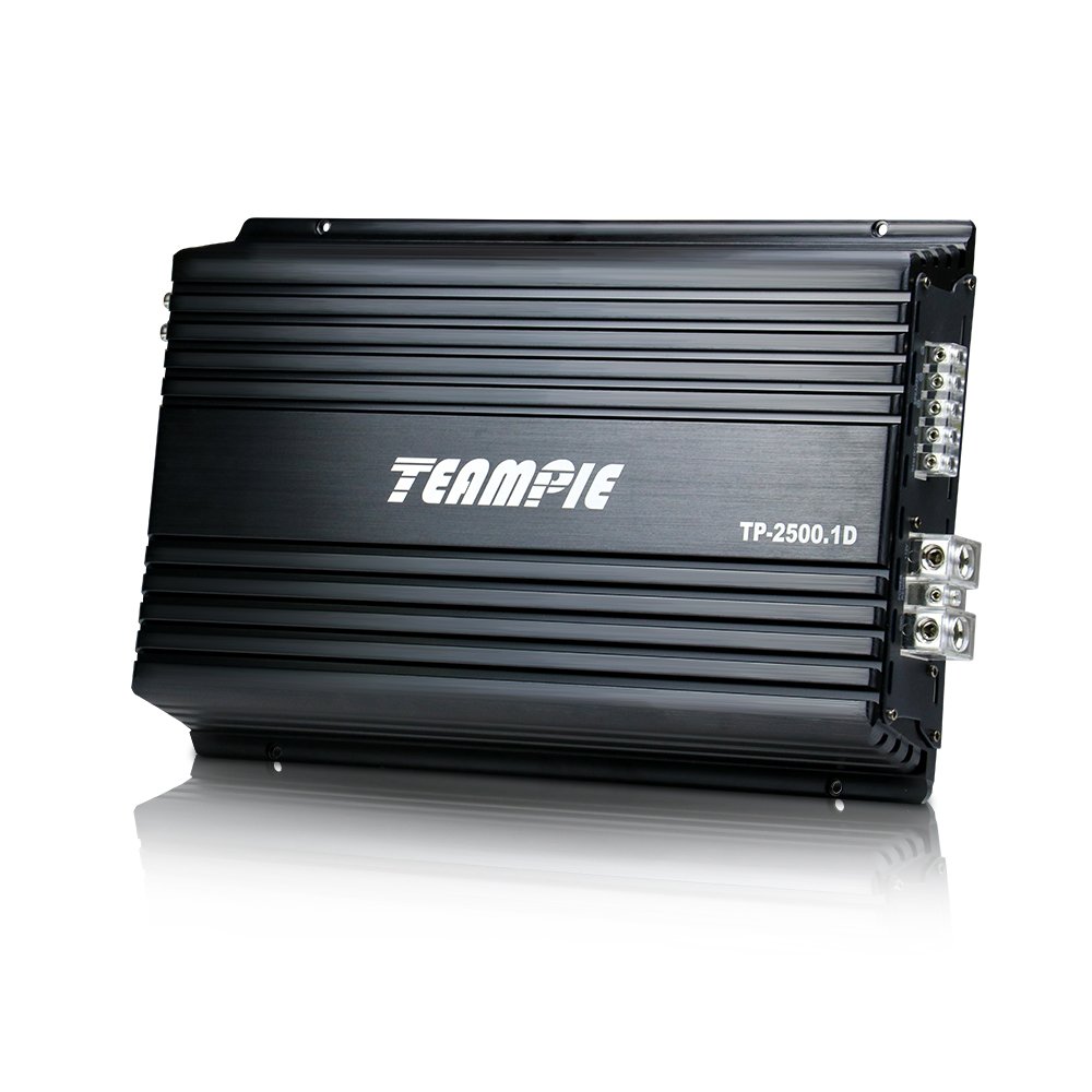 Factory OEM Korean Amplifier Car Audio Mono Class D Full Range 2500W RMS Teampie TP-2500.1D