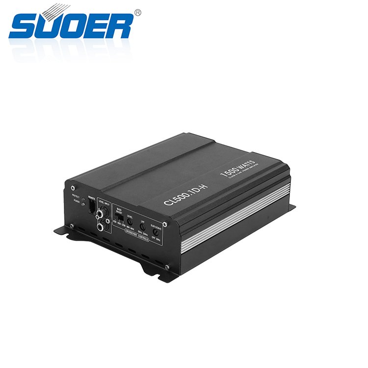 Suoer CL500.1D-H Manufacturer China 1500w 4500w 8000w Amplifier Mono Channel Class d Car Amplifier