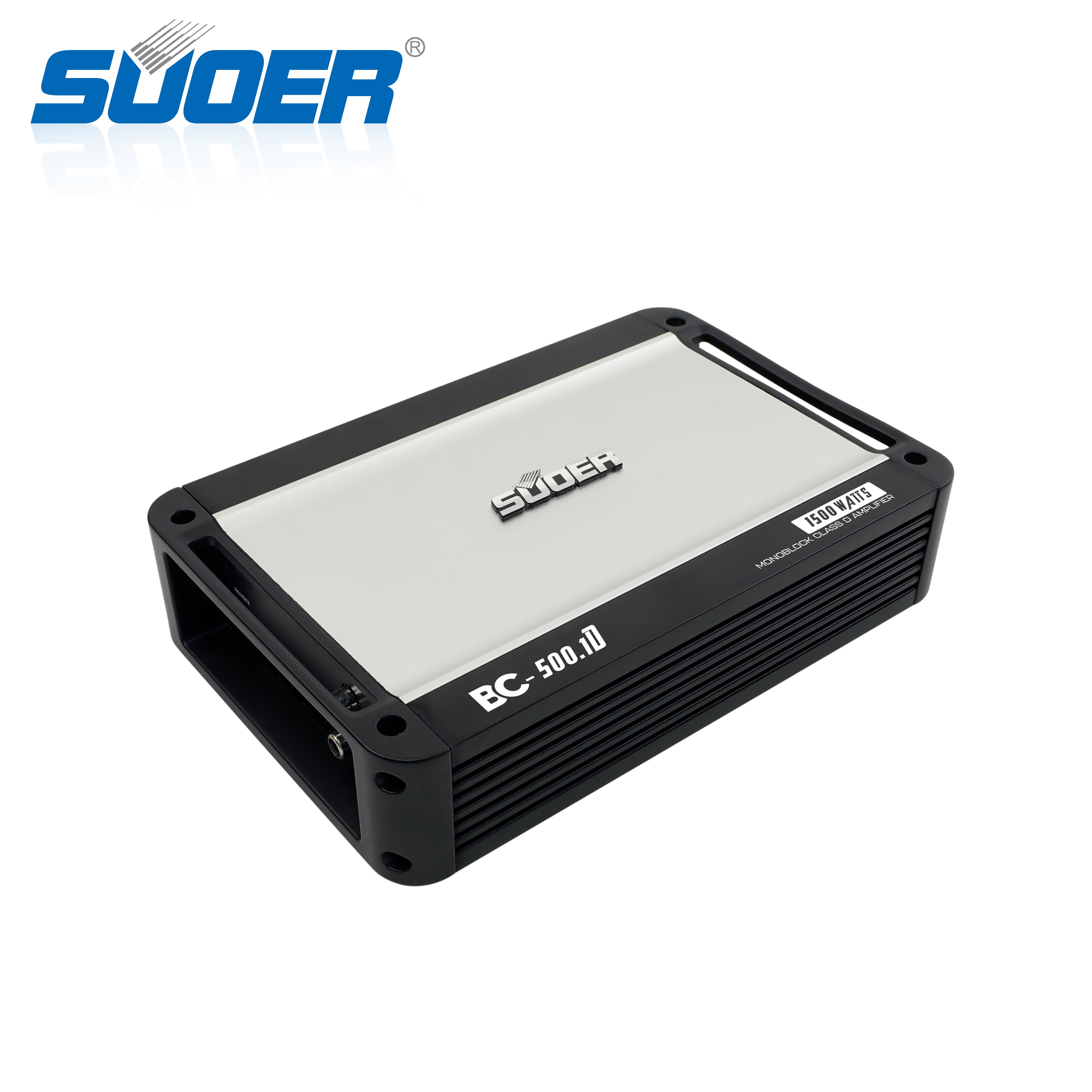 Suoer BC-500.1 Monoblock Channel 1500 Watt Car Amplifier