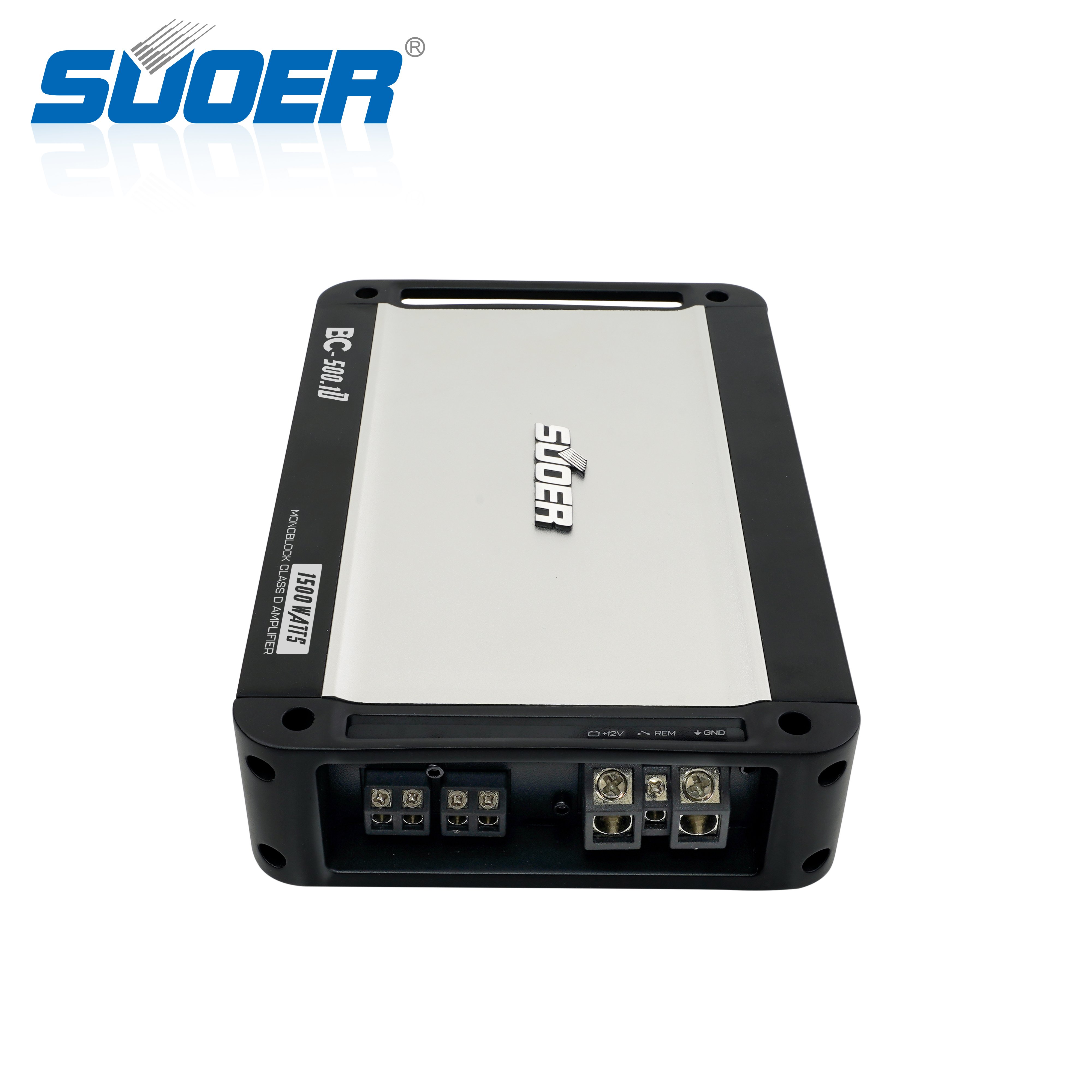 Suoer BC-500.1 Monoblock Channel 1500 Watt Car Amplifier