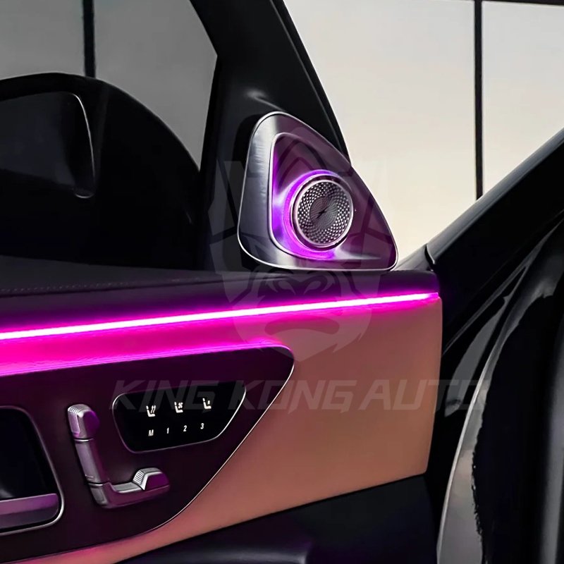 Hot Selling Auto Car Amplifier Speaker Cover with Ambient Light for Mercedes-Benz E-Class W223
