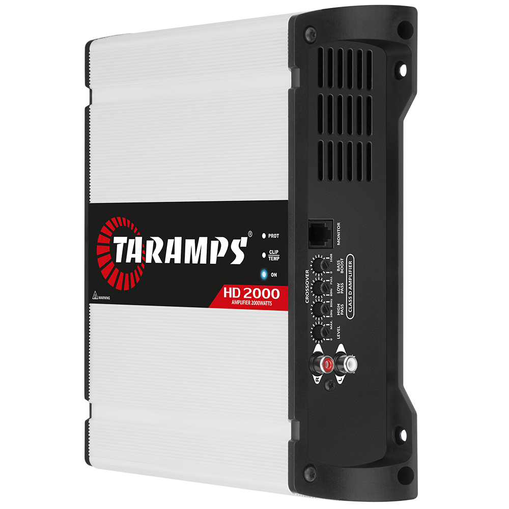Taramps HD 2000 Digital Amplifier 2000 Watts RMS 1 2 or 4 Ohms Full Range Car Audio System Quality Monoblock Crossover Sound