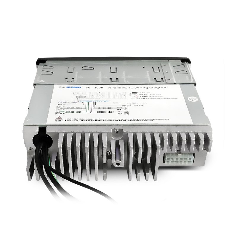 High Power Amplifier Karaoke with BT for Car Audio with Two Microphone Car High Definition Sound System