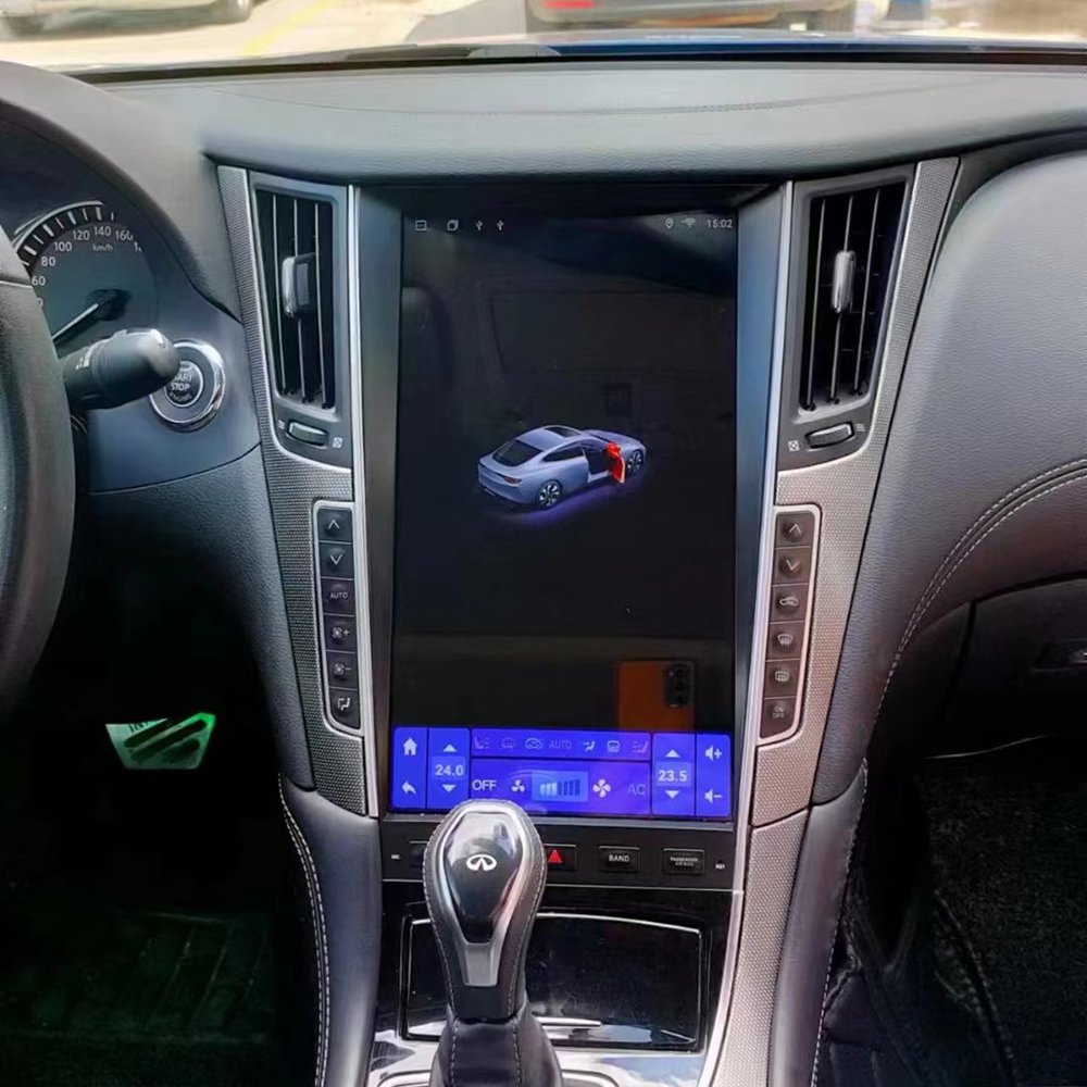 13.6 Inch Tesla Style Navigation Android GPS Auto Video Auto DVD-Player for Infiniti Q50 Q50L Q60S 2013-2019