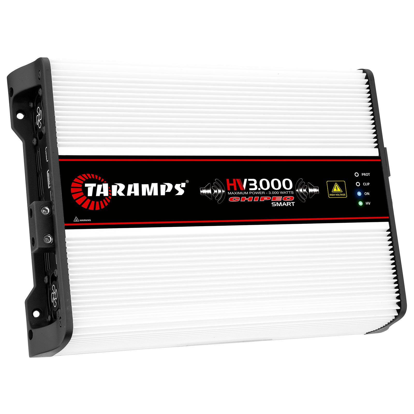 Taramps HV 3000 Chipeo 3000 Watts Rms Smart 1 to 2 Ohms Car Audio Competition 120 to 350 VDC From 10 to 24 Batteries in Series