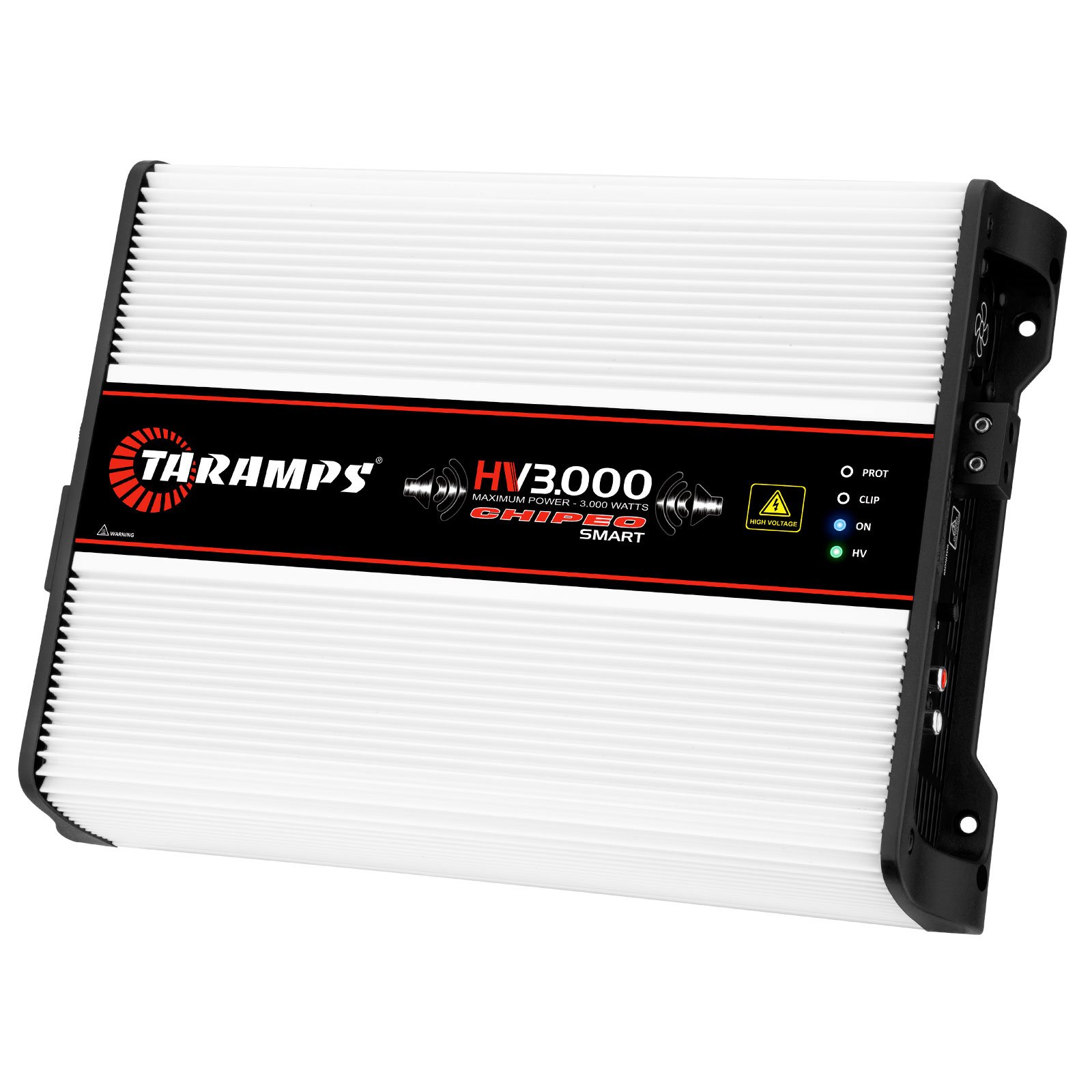 Taramps HV 3000 Chipeo 3000 Watts Rms Smart 1 to 2 Ohms Car Audio Competition 120 to 350 VDC From 10 to 24 Batteries in Series