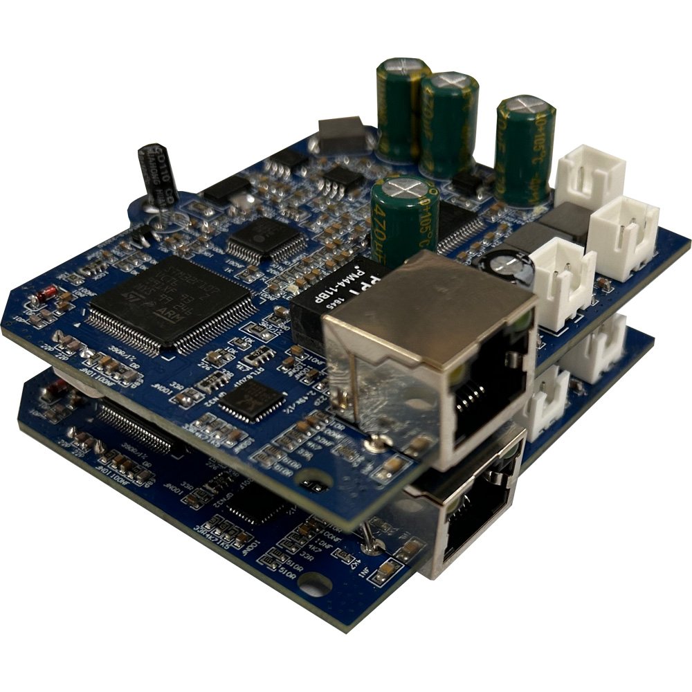 IP PA Audio System IP Speaker PCB Module with 30W * 2 Digital Power Amplifier Output Supports Internal LAN Internet Platform