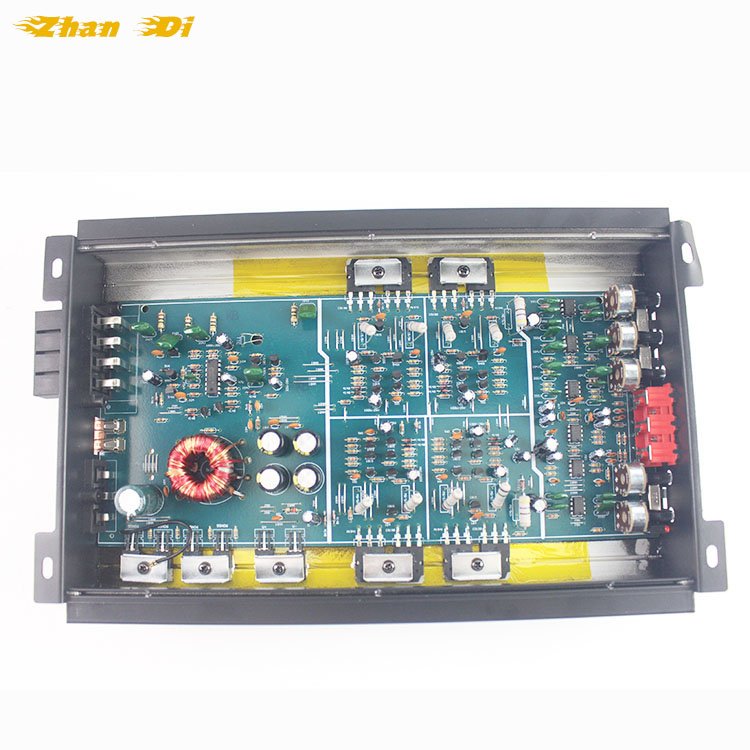 Wholesale Professional Car Amplifier 12v Rms 50W Class AB Full Rang Power Amplifier 4 Channel Car Audio Amplifier