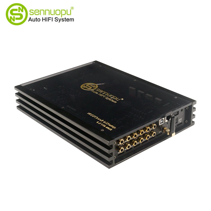 Sennuopu Popular Car DSP Amplifier 6 Channel Amplifier 8 Digital Sound Pro Power Audio Amp 12V Universal 20 - 20000 Hz X680 Plus
