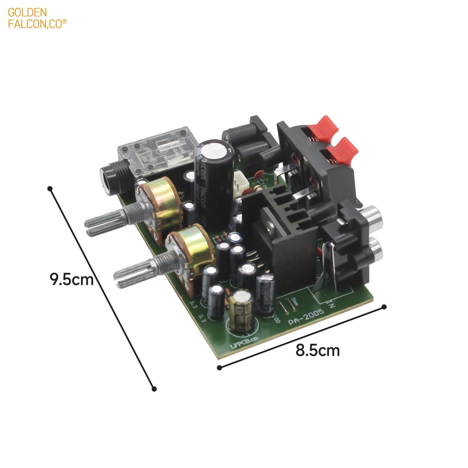Dc12v Dual Channel Audio Amplifier Boards Mini Microphone Power Amplifier Board Pa-2005