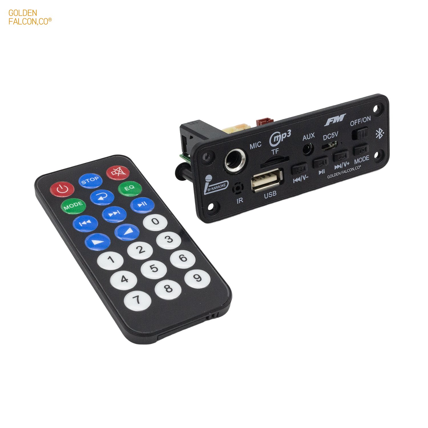 Car MP3 Player Decoder Board Receivers & Amplifiers 5V Audio MP3 Module USB BT TF FM