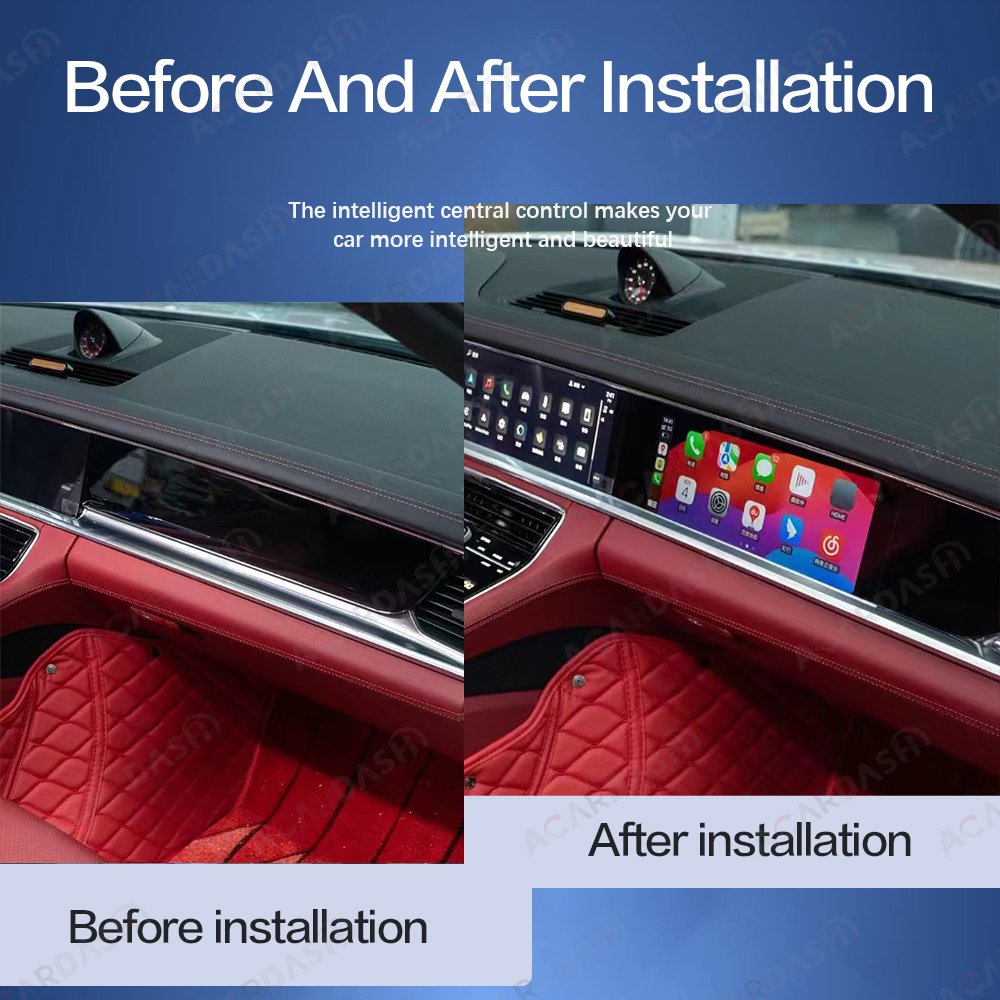 ACARDASH 11 Inch Android Car Radio Stereo Android Passenger Touch Screen Multimedia Carplay for Porsche Panamera 2017-2024