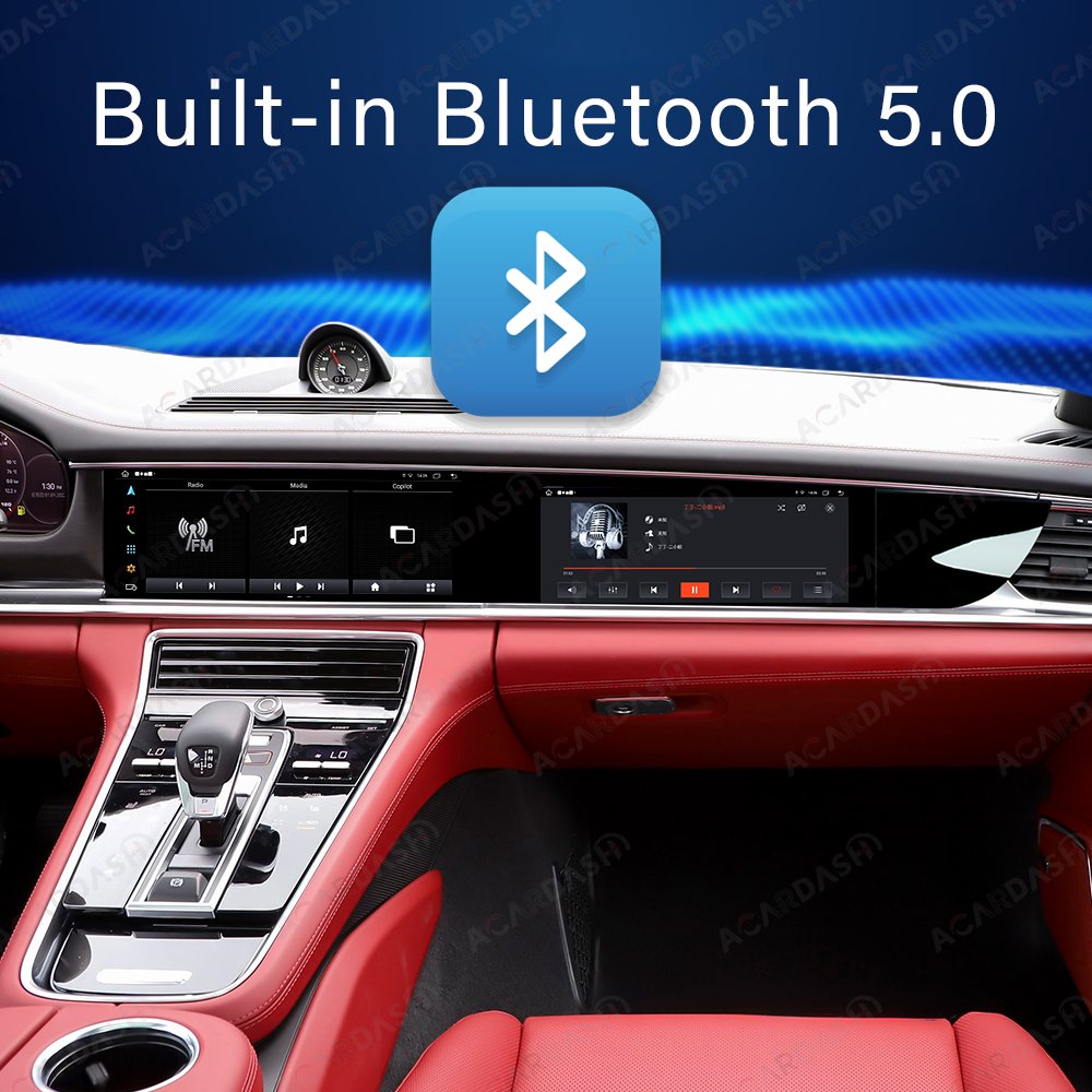 ACARDASH 11 Inch Android Car Radio Stereo Android Passenger Touch Screen Multimedia Carplay for Porsche Panamera 2017-2024