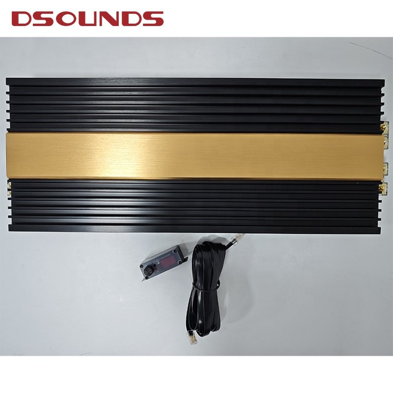 4000Wrms @ 1Ω Bass Car Amplifier Korean Design Mono Block Car Audio Amplifier for Car Subwoofer