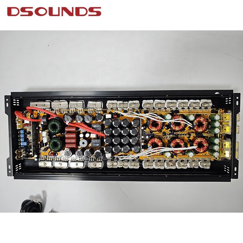 4000Wrms @ 1Ω Bass Car Amplifier Korean Design Mono Block Car Audio Amplifier for Car Subwoofer