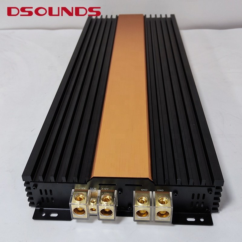 4000Wrms @ 1Ω Bass Car Amplifier Korean Design Mono Block Car Audio Amplifier for Car Subwoofer