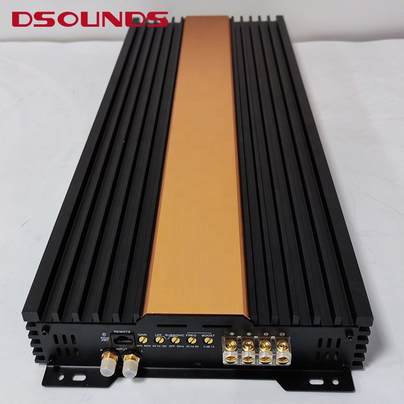 4000Wrms @ 1Ω Bass Car Amplifier Korean Design Mono Block Car Audio Amplifier for Car Subwoofer