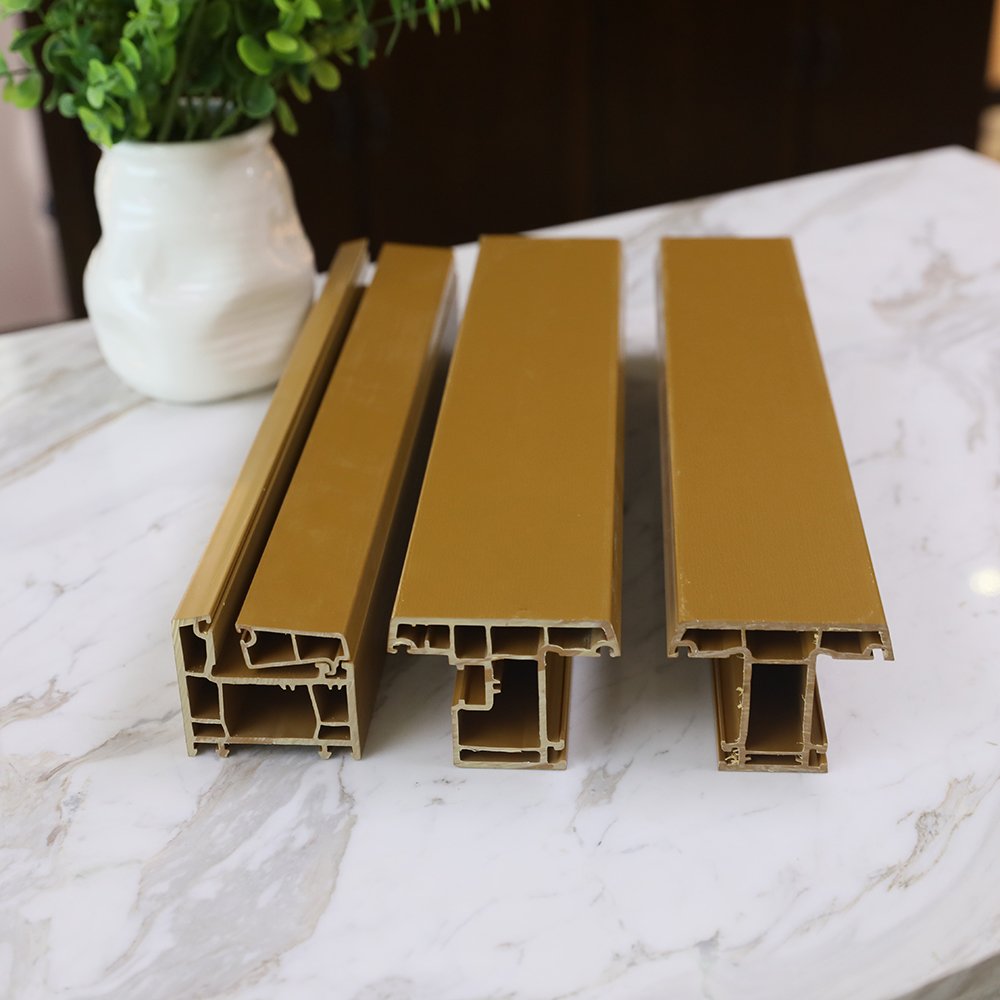 Extrusion Head Profile Doors Window Pvc Profiles for Door Upvc Asa and Color Pvc Profile From China