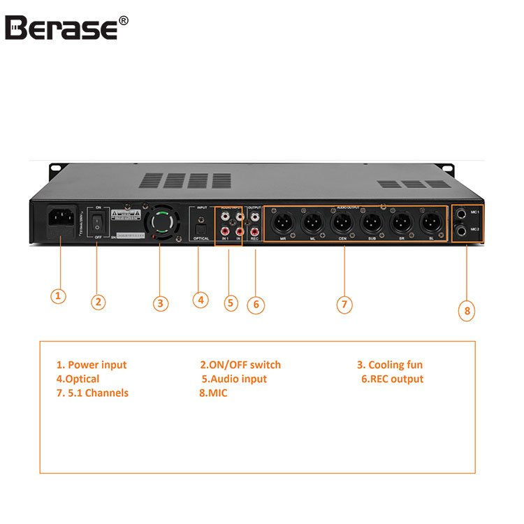 High Quality 6 Channel Dsp Digital Designs Processor DSP Car Amplifier Audio Processor