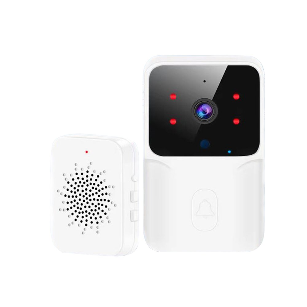 Wifi Doorbell Camera Night Vision Wireless Video Doorbell Chime 2-Way Audio APP Notification Rechargeable Voice Accessory