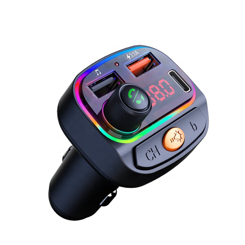 C15 Car Charger High Speed Usb Port Wireless Handsfree Audio Receiver FM Transmitter Modulator Car Handsfree Kit