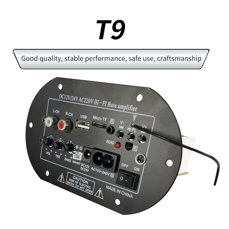 Custom USB HI-FI Bass Power Amp 2009IC Amplifier Board Audio Remote Control Car High Power Bass Amplifiers Support Custom TF USB